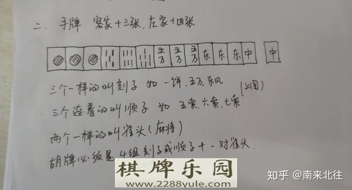 麻将基础入门及规则介绍（中国麻将与日麻）